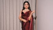 Rashmika Mandanna’s Stunning Customized Saree Look for Pushpa Trailer Launch