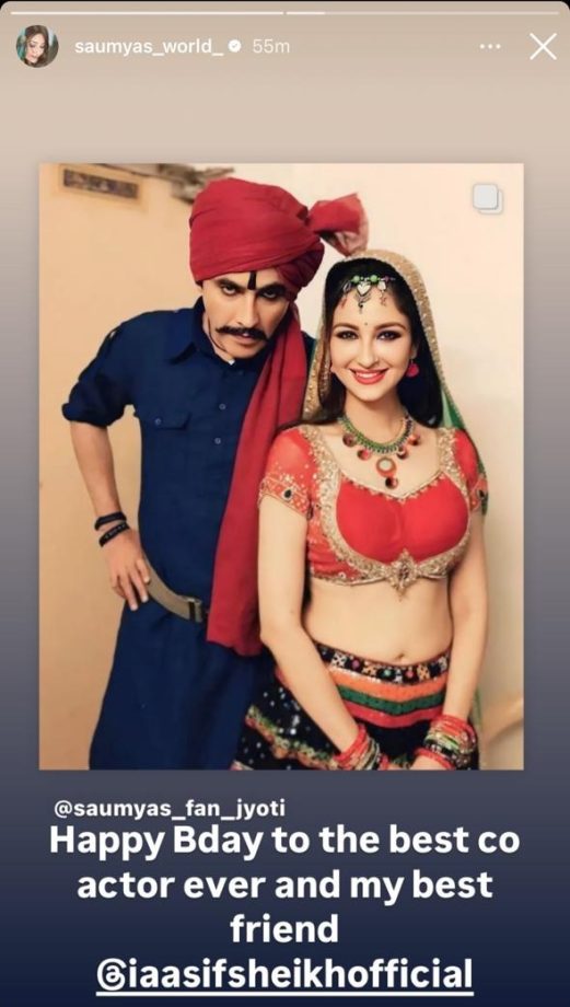 Saumya Tandon wishes 'best co actor' & 'best friend' Aasif Sheikh on his birthday 925399