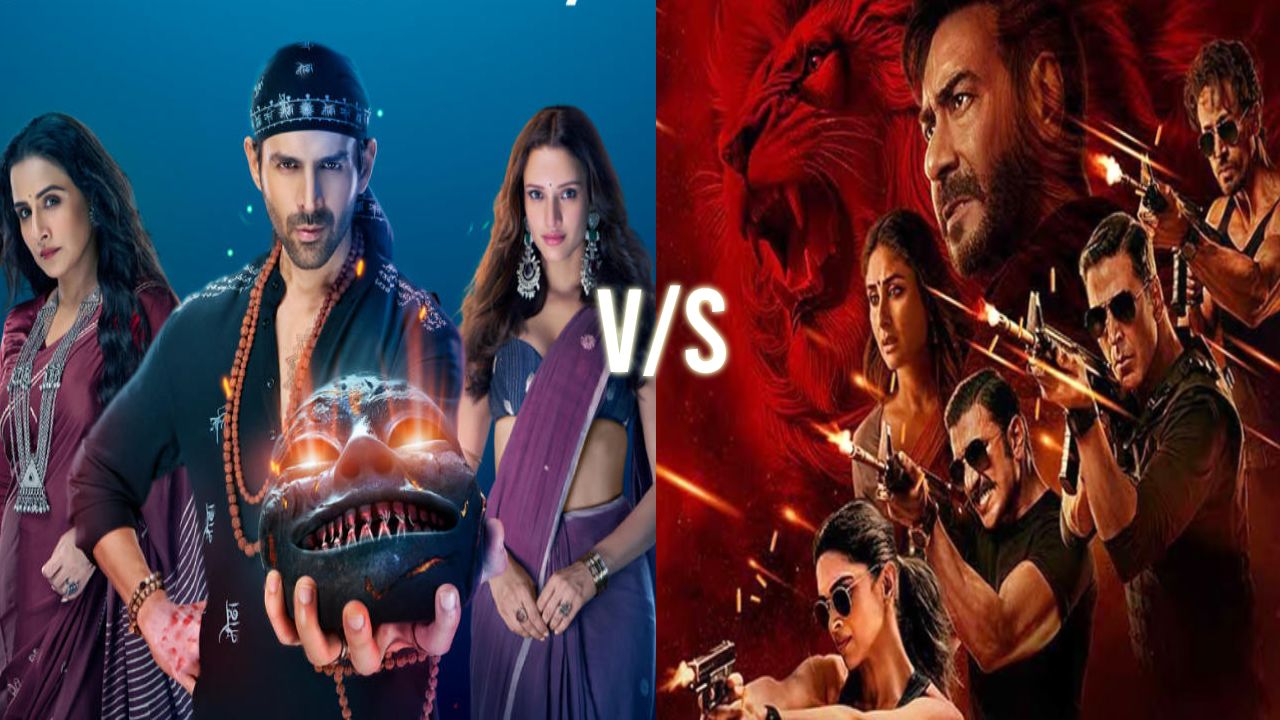 'Singham Again' vs 'Bhool Bhulaiyaa 3' Box Office: Both Films Bring The Big Bucks on Diwali 924245