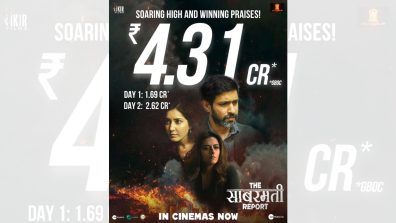 The Sabarmati Report Shows 55% JUMP on Day 2, Garners Unanimous Praise amongst Audiences! Holds SOLID on Saturday, earns ₹2.62 Cr.! Total standing at  4.31 Cr.!
