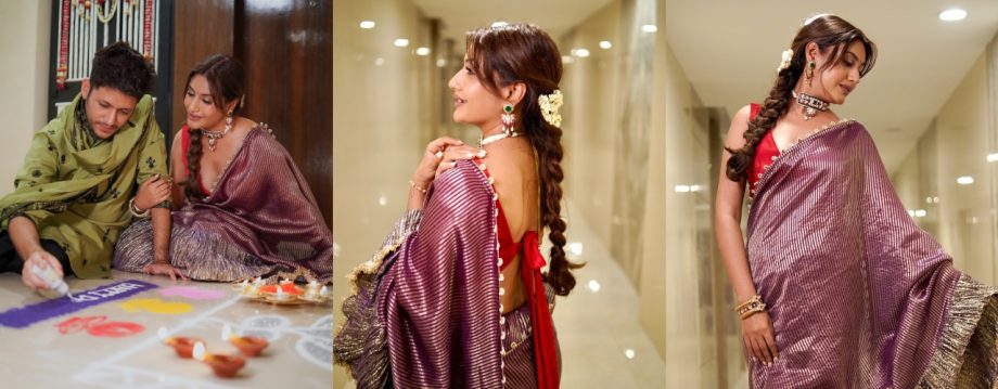 TV Celebs Bring Festive Glam: Shivangi Joshi, Surbhi Jyoti, and Surbhi Chandna Shine in Diwali Attire 924358