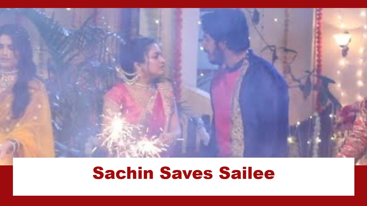 Udne Ki Aasha Upcoming Twist: Sailee's saree catches fire during Diwali; Sachin saves her 924284