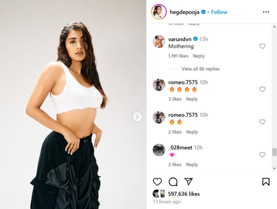 Varun Dhawan's 'mothering' comment on Pooja Hegde's post sparks curiosity 925218