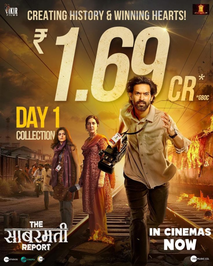 Vikrant Massey’s Highest Opener: The Sabarmati Report Earns ₹1.69 Cr on Day 1, Holds Strong Amid Festival Season and Big Releases! 926101