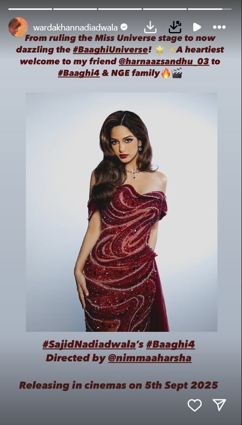 Harnaaz Sandhu Joins Baaghi 4 After Sonam Bajwa, To Make Bollywood Debut With Tiger Shroff 929109
