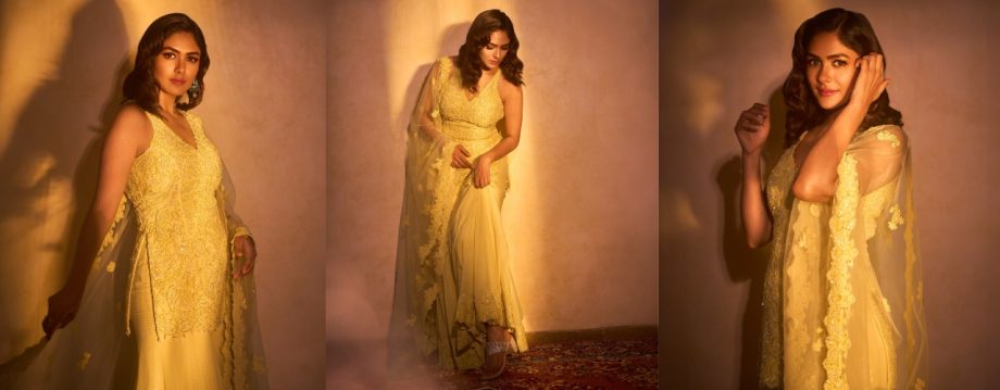 Mrunal Thakur's Glowing Look in Lime Yellow Is the Ultimate Summer Vibe 928124
