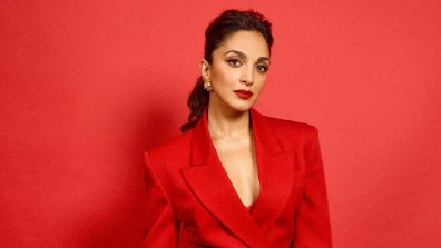 Power Dressing with a Twist: Kiara Advani Stuns in a Red Blazer Midi Dress