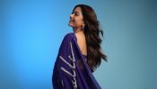 Rashmika Mandanna’s Indigo Saree Stuns as She Channels Srivalli from Pushpa