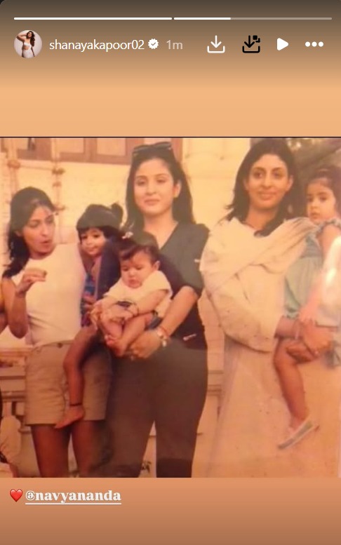 Shanaya Kapoor drops heartfelt wishes for Navya Nanda, shares unseen childhood photo 928572