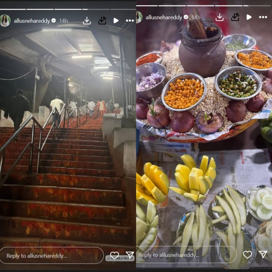 Sneha Reddy offers prayers at Tirumala Temple, Allu Arjun celebrates with mother over Pushpa 2's 1000 cr triumph 929125