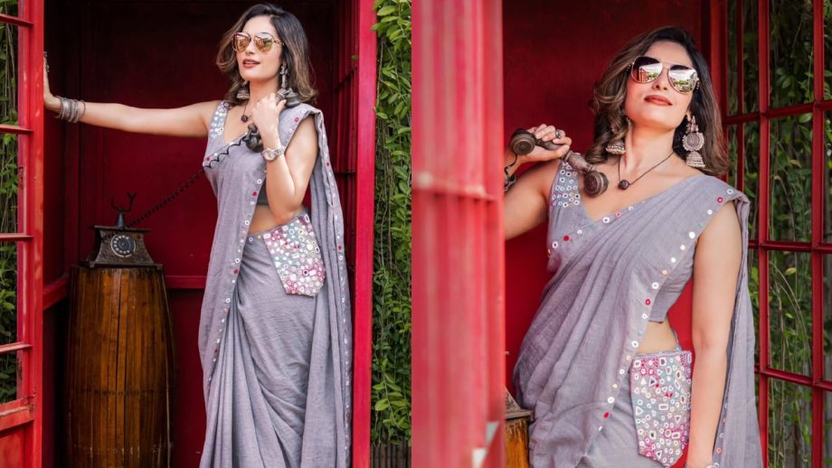Times Bigg Boss 18's Shrutika Arjun Proved She Is True Beauty In Saree 931005