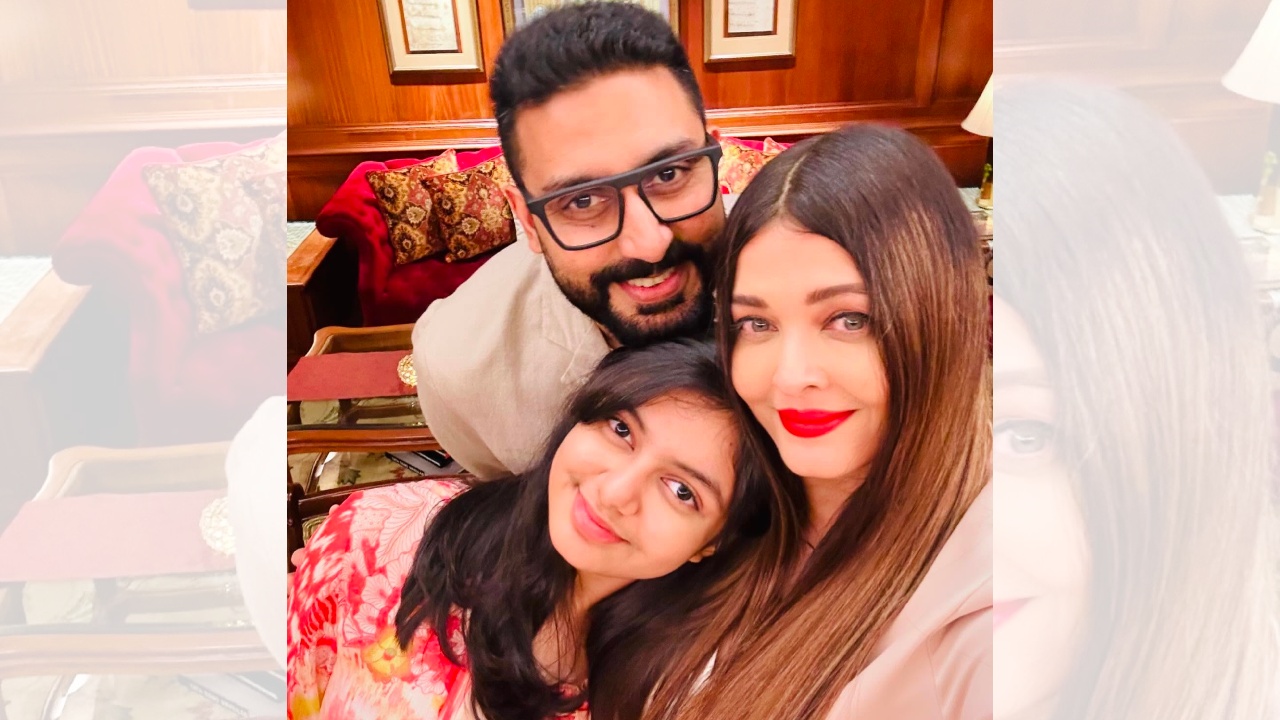 Abhishek Bachchan & Aishwarya Rai Bachchan appear together giving it back to divorce rumors 931470