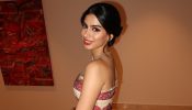 Khushi Kapoor Charms in Intricately Designed Red and White Dress