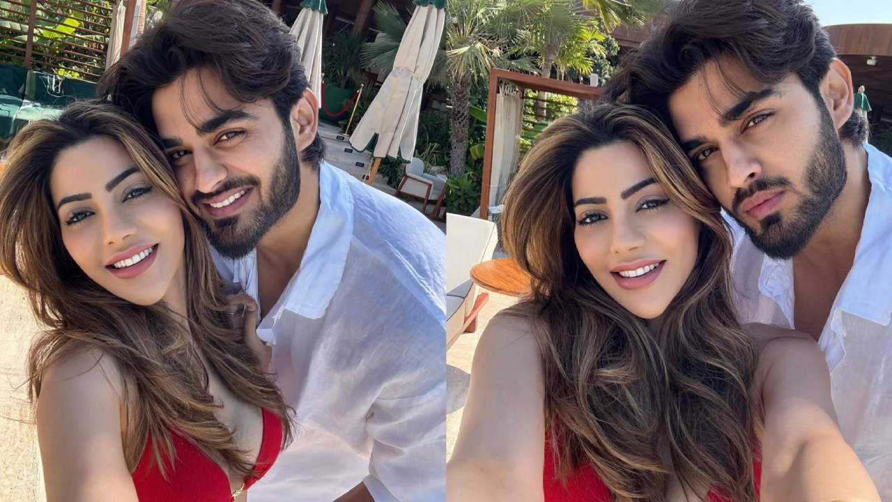 Nikki Tamboli sizzles in a red bikini on her vacay diaries with rumored beau Arbaaz Patel 931492