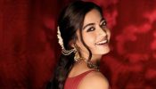 Rashmika Mandanna’s Peach Saree Look Channels Timeless Indian Elegance