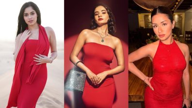 Avneet Kaur, Jannat Zubair & Anushka Sen Set Valentine’s Vibes In Stunning Red Dresses