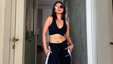 In Photos: Anushka Sen Looks Cute As She Flaunts Abs In Black Co-ord Set