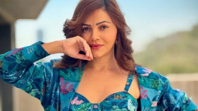 Rubina Dilaik Rocks a Floral Mini Dress for a Fun and Stylish Look