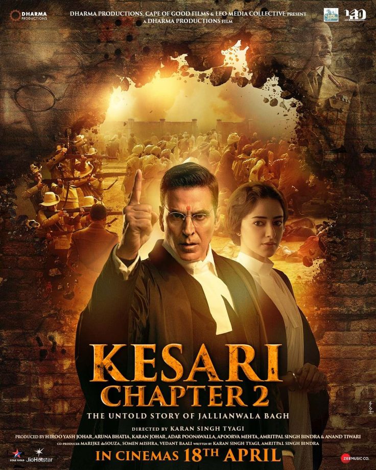 Akshay Kumar, R. Madhavan & Ananya Panday Bring History Alive in 'Kesari Chapter 2' New Posters 942644