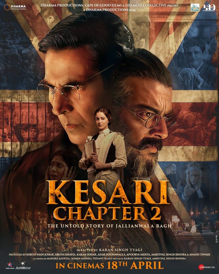 Akshay Kumar, R. Madhavan & Ananya Panday Bring History Alive in 'Kesari Chapter 2' New Posters 942643
