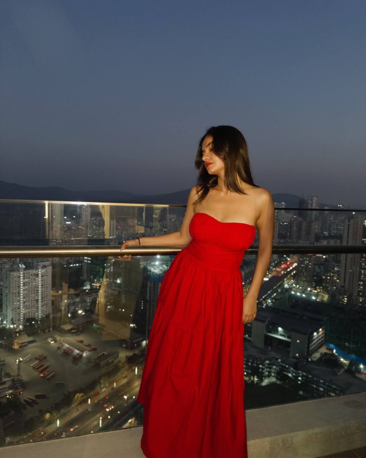 Anushka Sen Keeps It Classy in a Chic Red Dress 939761