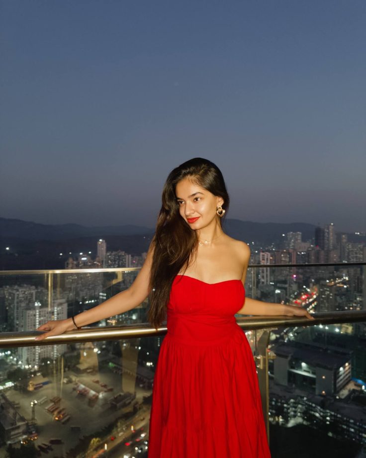 Anushka Sen Keeps It Classy in a Chic Red Dress 939767