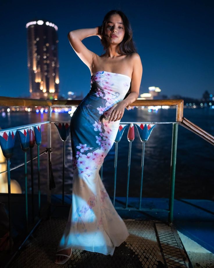 Anushka Sen Radiates in Floral Off-Shoulder Dress 942578