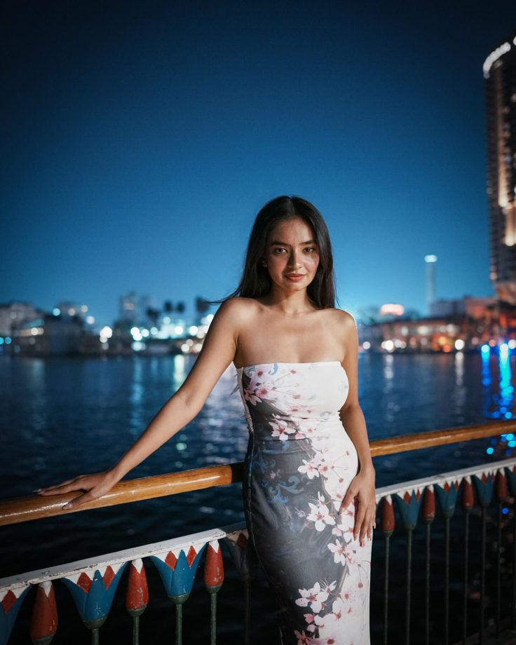 Anushka Sen Radiates in Floral Off-Shoulder Dress 942579