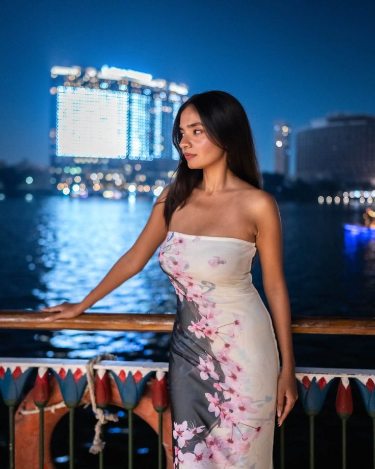 Anushka Sen Radiates in Floral Off-Shoulder Dress 942582