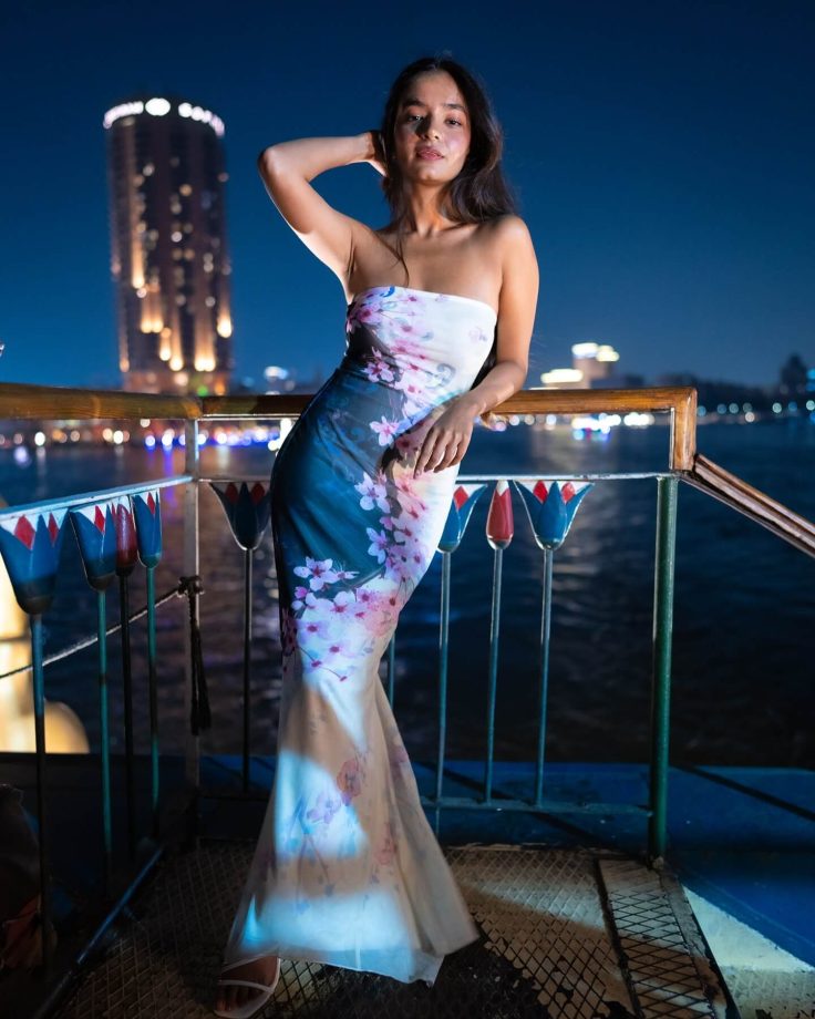 Anushka Sen Radiates in Floral Off-Shoulder Dress 942569