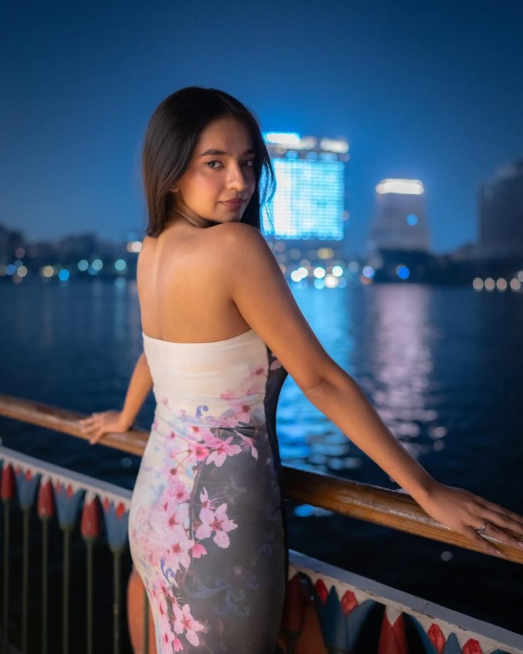 Anushka Sen Radiates in Floral Off-Shoulder Dress 942570