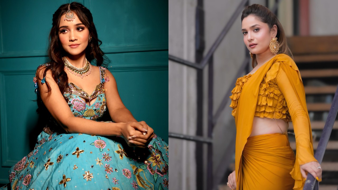 Ashi Singh's Floral Lehenga Vs Ankita Lokhande's Plain Saree: Who Is Soaring Hot In Traditional Style? 942188