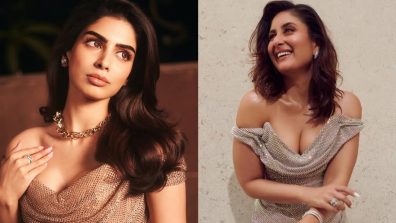 Khushi Kapoor Vs Kareena Kapoor: Who Is Glamorous In Champagne Gold Off-shoulder Gown?