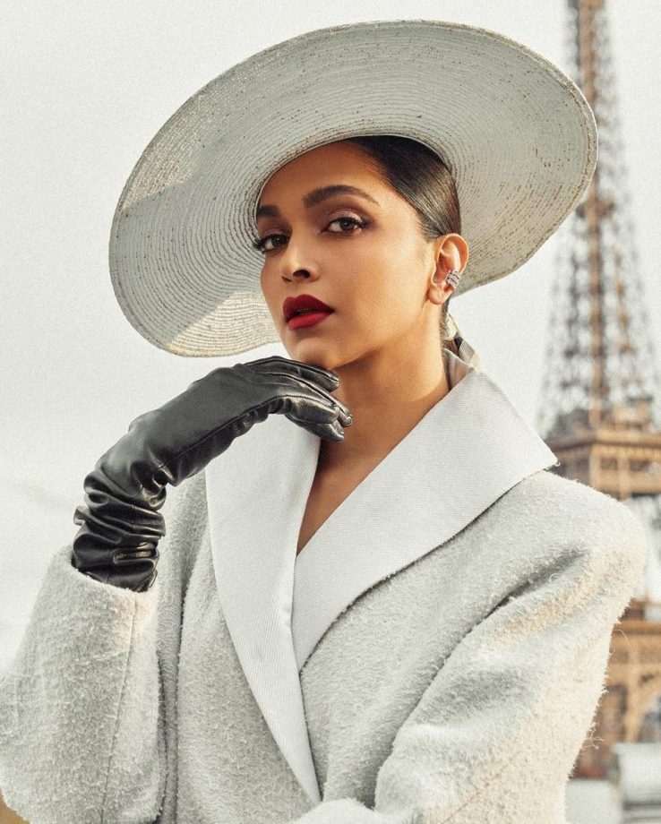 Global Ambassador Deepika Padukone stuns in a timeless white and black classic ensemble for Louis Vuitton at Paris Fashion Week; Fans say, “highness”, “queen” 940170
