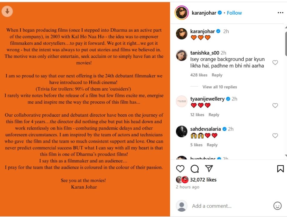 Karan Johar makes a huge announcement; fans speculate if it's for 'Kesari Chapter 2'? 941249