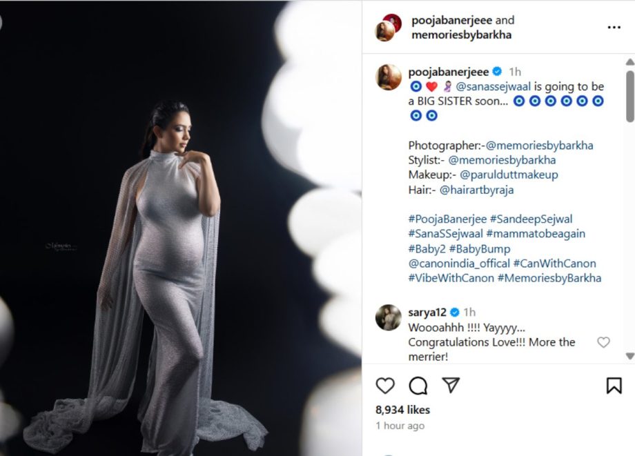 Kumkum Bhagya Fame Pooja Banerjii  Announces 2nd Pregnancy, Flaunts Baby Bump 942395