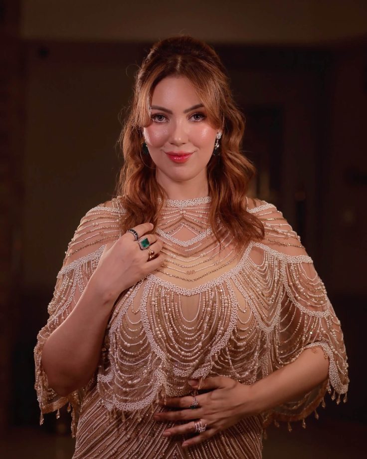 Munmun Dutta Looks Like A Dream Girl In Feathery Nude-Colored Gown - See Pics 941473
