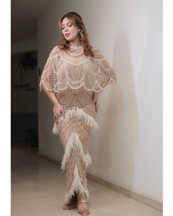 Munmun Dutta Looks Like A Dream Girl In Feathery Nude-Colored Gown - See Pics 941479