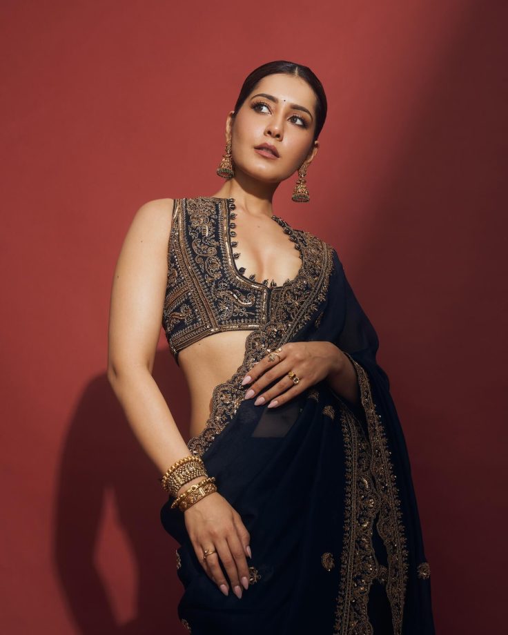 Raashii Khanna Never Fails To Impress With Her Blouse Style 941699