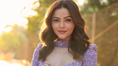 Rubina Dilaik Turns Heads in Elegant Lilac Lehenga Dress