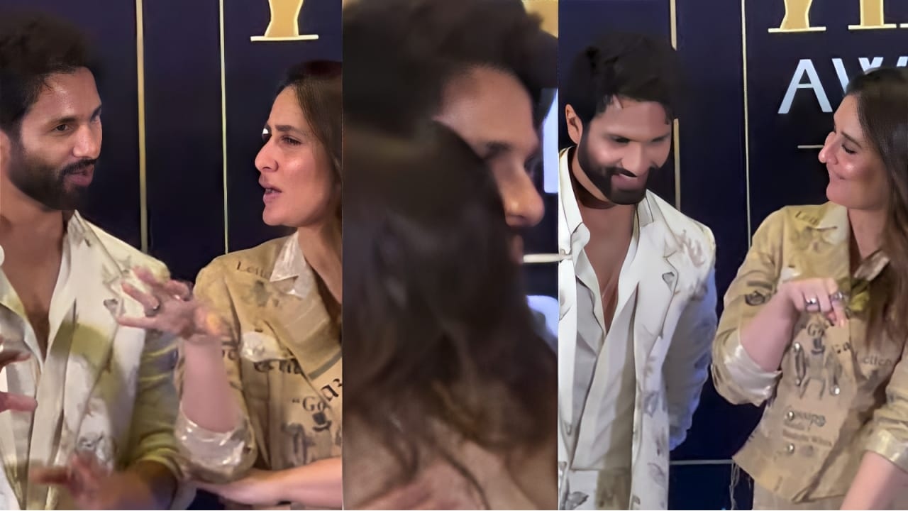 The Unthinkable Happened: Shahid Kapoor & Kareena Kapoor share a hug & talk at length after years! 939858