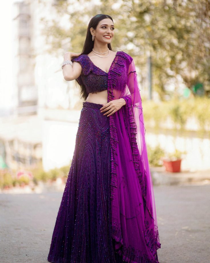 Times Bhagya Lakshmi Actress Aishwarya Khare Proved She's Desi Princess In Lehenga 940776