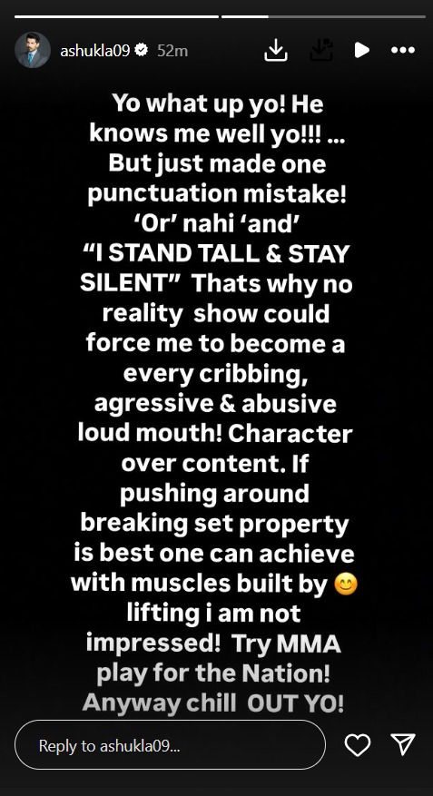 Abhinav Shukla Responds To Asim Riaz: Threats, Taunts & Explosive Instagram Showdown 945334