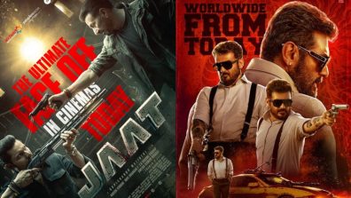 After the blockbuster Pushpa franchise, Mythri Movie Makers takes over the Pan India map with Jaat and Good Bad Ugly release today!