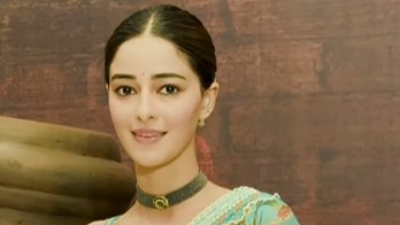 Ananya Panday Brings Ethereal Desi Vibes In Floral Saree At Kesari Chapter 2 Trailer Launch