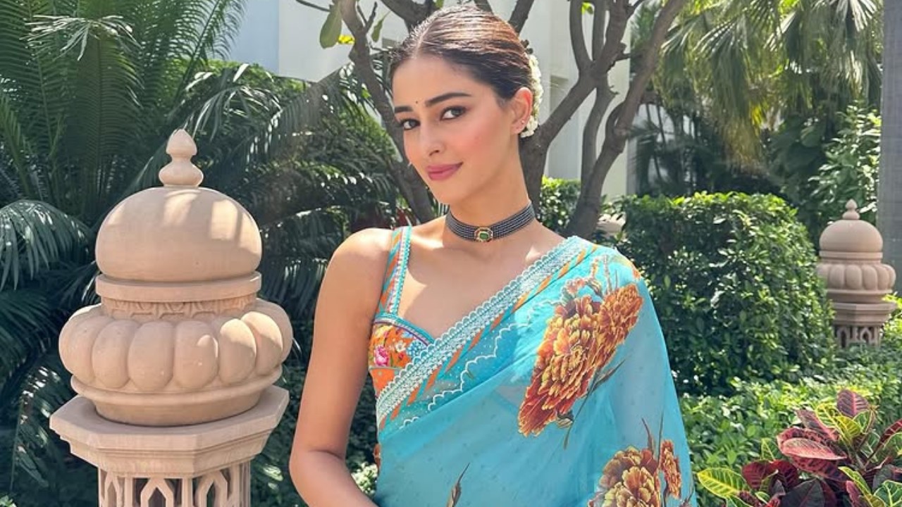 Ananya Panday looks classic in a Saree with a Bold Twist 945172