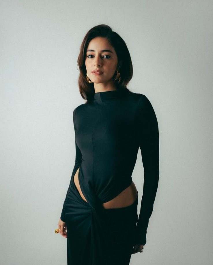 Ananya Panday’s High-Neck Bodycon Look is Pure Class 943405