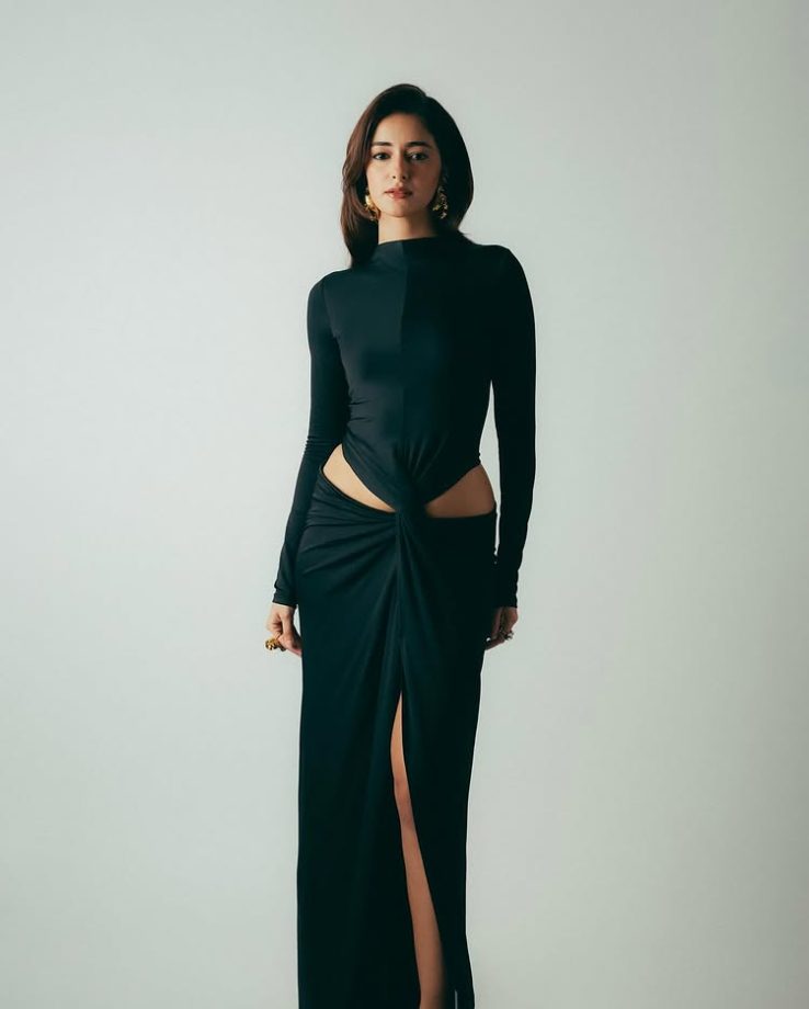 Ananya Panday’s High-Neck Bodycon Look is Pure Class 943404
