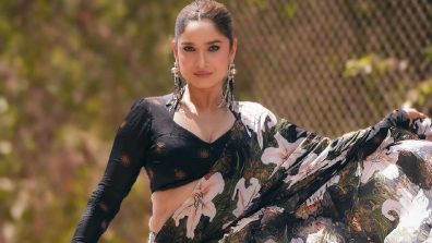 Ankita Lokhande’s Floral Saree With Bold Blouse Is Perfect For Summer Wedding – See Pics