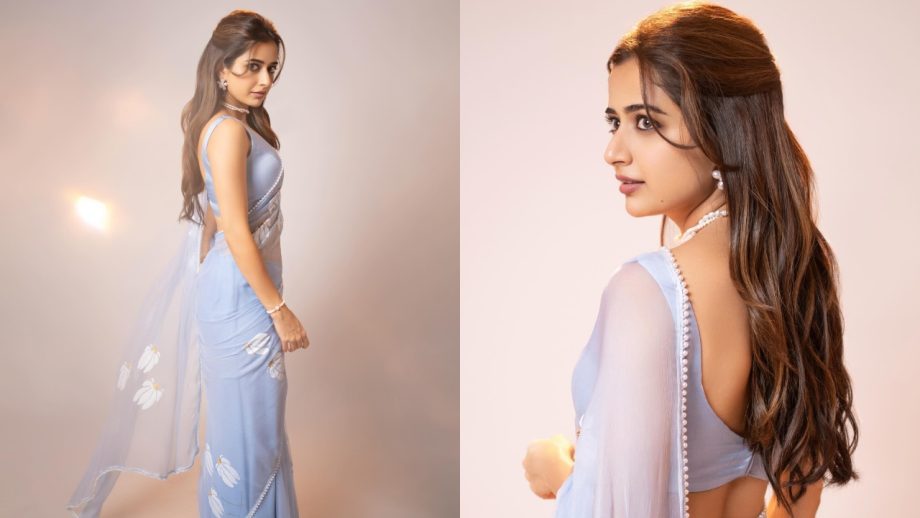Ashika Ranganath Inspired Stunning Bold Blouse To Elevate Your Simple Saree Looks 946107